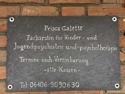 Praxisschild